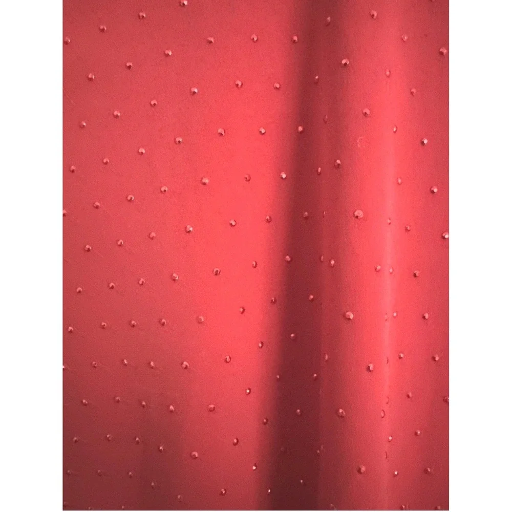 Michael Kors Long Sleeve Studded Drape‎ Back Bodycon Mini Dress Womens XS Red